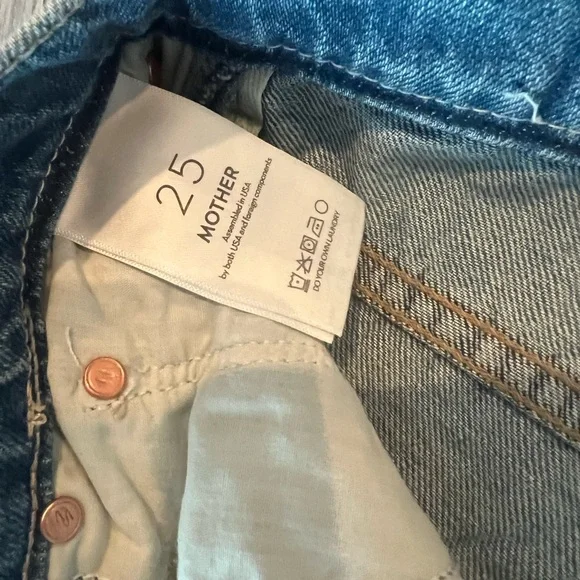 Mother The Dodger Sneak Wide Leg in Tomorrow Never Knows - Picture 5 of 7